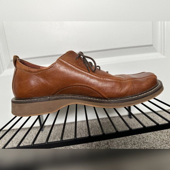 Men’s Skechers Made in Italy Leather Oxfords — Brown — Size 10M - Picture 5 of 13